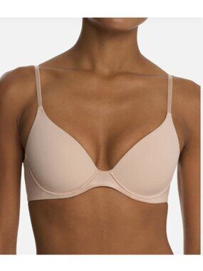 Natori 32G Soft Focus Convertible Demi T-Shirt Bra NWOT 711353 Lt Mocha NEW